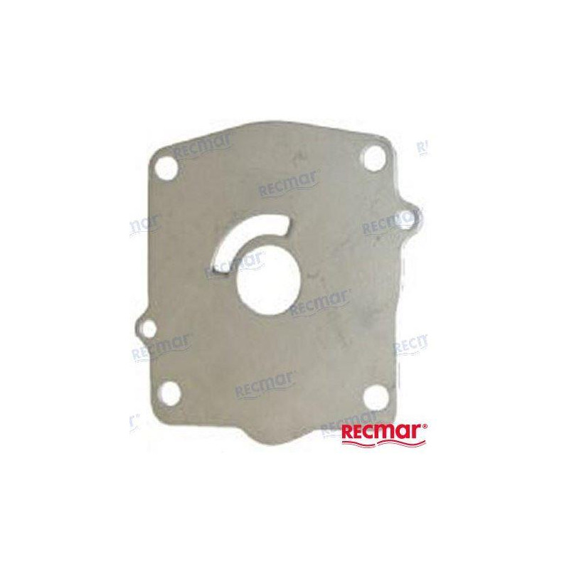 PLACA METAL BOMBA AGUA YAMAHA:6G5-44323-00