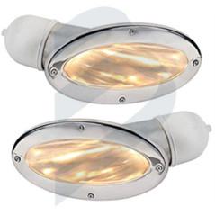 Aqua Signal - PAR LUCES PROA 12V-35W - INOX