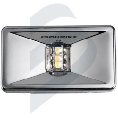 LUZ NAVEGACION ALCANCE RECTANGULAR INOX