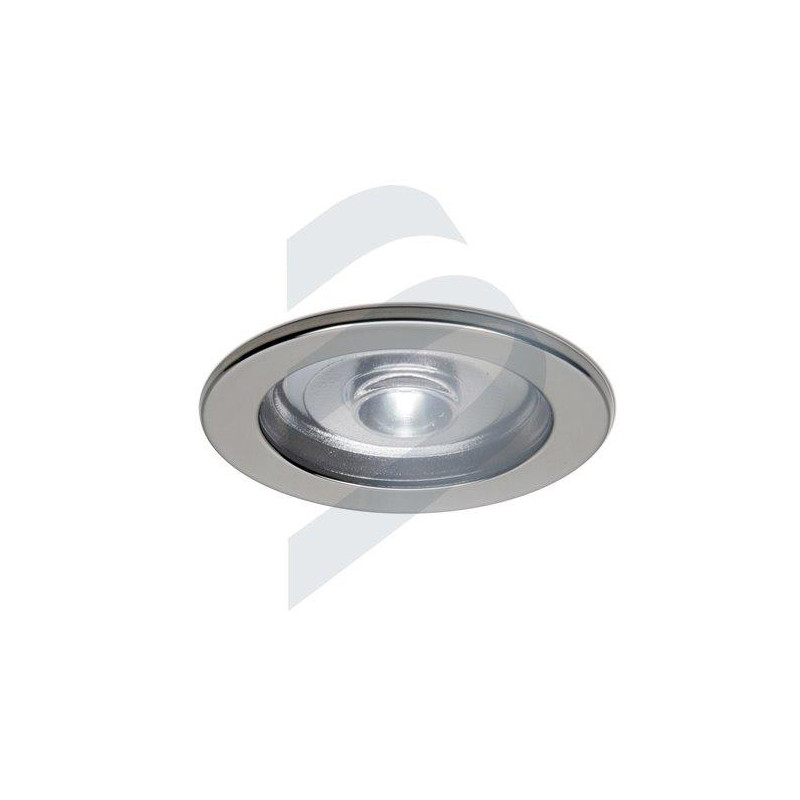 LUZ INT. INOX SPOT ARES LEDS 1x3w 80mm NATURAL