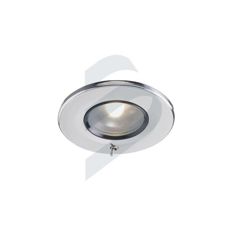 PLAFON TYRESO, LED, EMPOTRABLE, 12-24v, 70mm, BLANCO