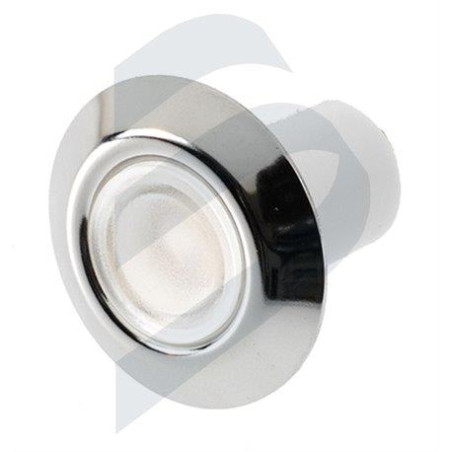 LUZ CORTESIA INOX LED Bco.cálido 10/24v