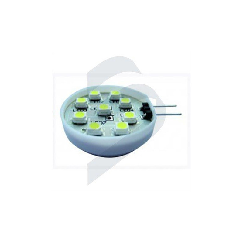 BOMBILLA LED G4 HORI.9leds 12v 3000K