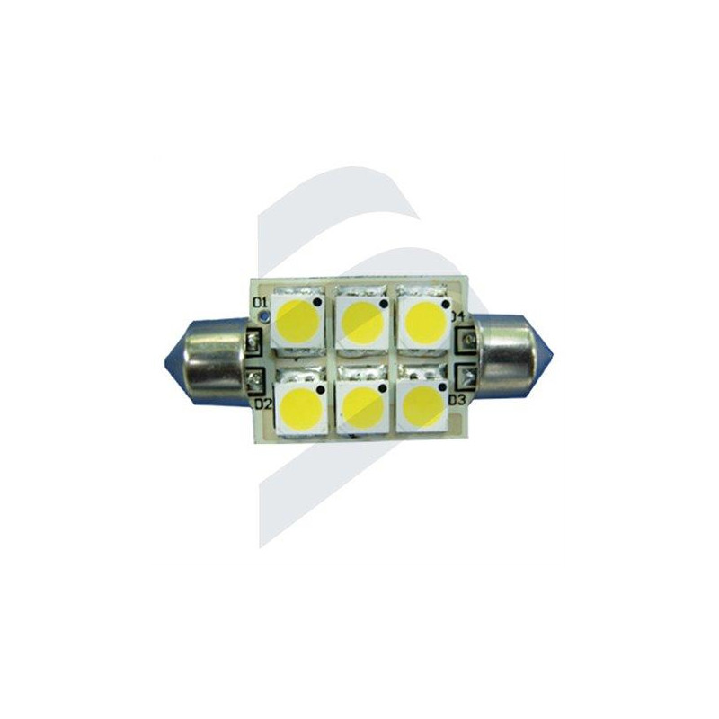 BOMBILLA FESTON LEDS (6) 37mm 10/30v-BF