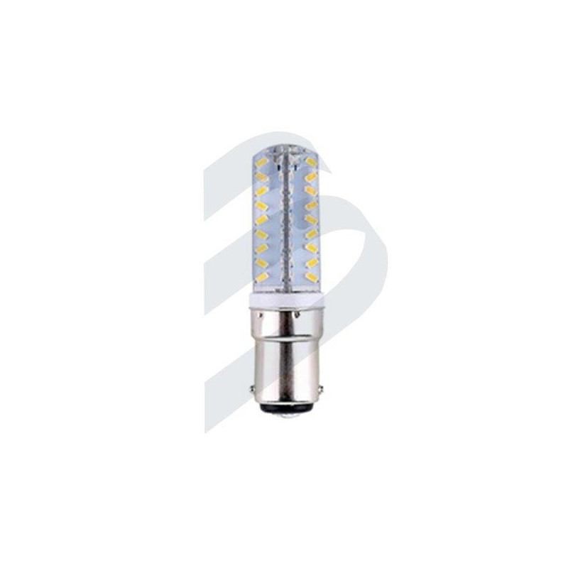 BOMBILLA LED, 12-33v, BA15D, BLANCO FRIO