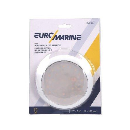 PLAFON LUZ BLANCO LED, SENSITIVE, EURO MARINE