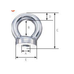 Wichard - TUERCA c/OJO WICHARD 8 x 125mm