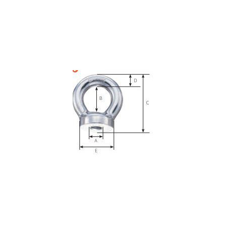 Wichard - TUERCA c/OJO WICHARD 8 x 125mm