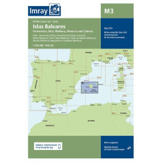 Imray - CARTA IMRAY, M3,( INGLES) , ISLAS BALEARES