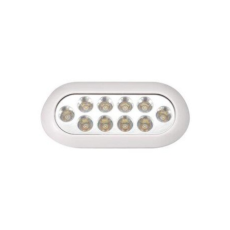 LUZ SUMERGIBLE POLIMERO, 10 LEDS, AZUL, 10-30v, IP68