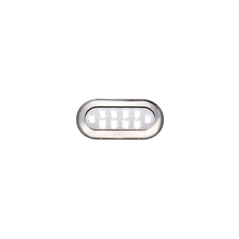 LUZ SUMERG.INOX 10LEDS AZUL 10-30V  IP68