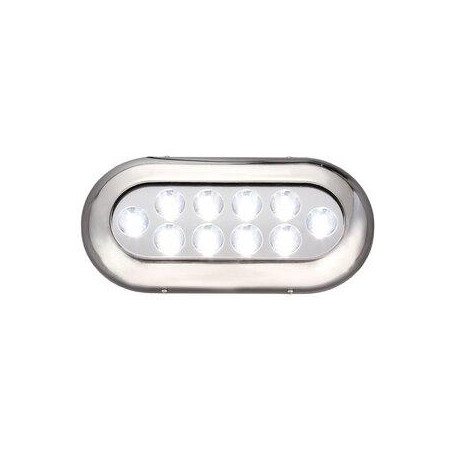 LUZ SUMERG.INOX 10LEDS AZUL 10-30V  IP68