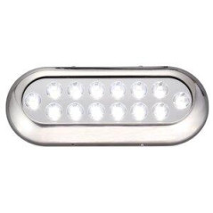 LUZ SUMERG.INOX 14LEDS AZUL 10-30V IP68