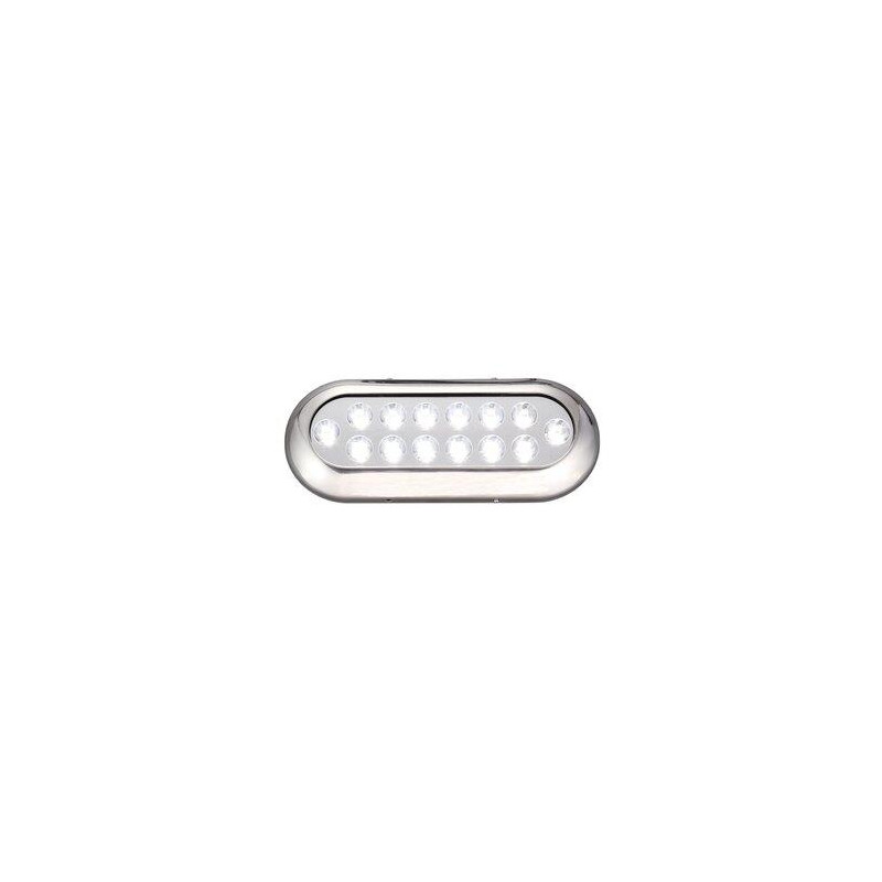 LUZ SUMERG.INOX 14LEDS AZUL 10-30V IP68