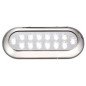 LUZ SUMERGIBLE INOX, 14 LEDS, AZUL, 10-30v, IP68