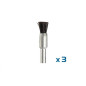 CEPILLOS CERDA 3,2 mm (DR405) KIT DE 3