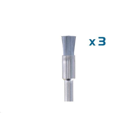 CEPILLOS ACERO CARBONO 3,2 mm (DR443) KIT DE 3