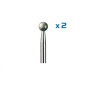 PUNTAS DIAMANTADAS 4,4 mm (DR7105), KIT DE 2 u.