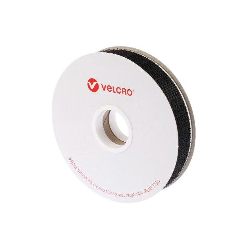 CINTA DE GANCHO, VELCRO, Ng., 20mm, p/m...