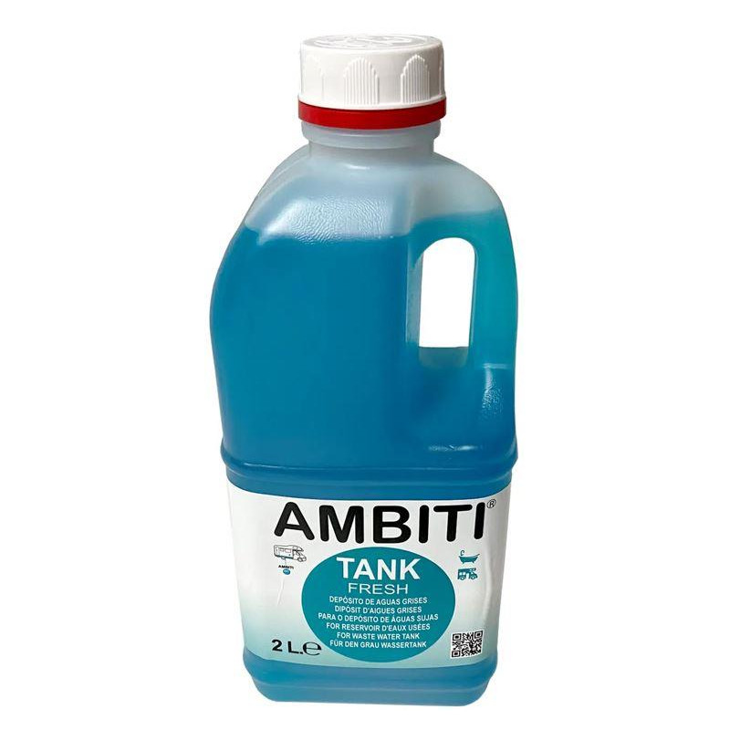 ADITIVO BIODEGRADABLE p/TUBERIAS Y DEPOSITOS AGUAS GRISES, AMBITI FRESH 2L.