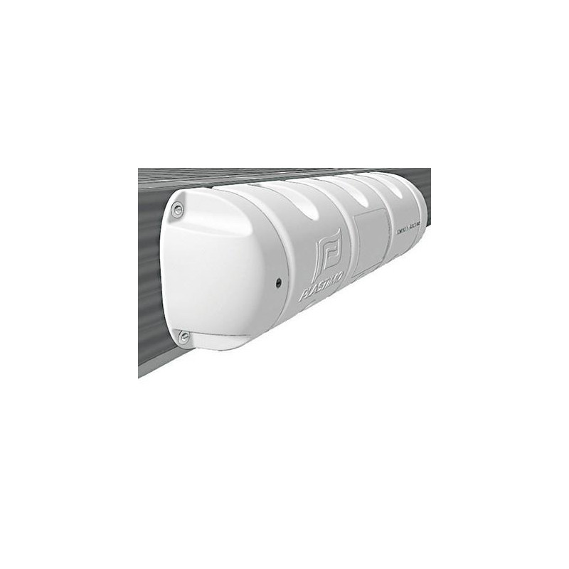 DEFENSA BUMPER 1/2, 250 x 900mm, BLANCA (SIN TAPÓN NEGRO PARA RELLENADO)