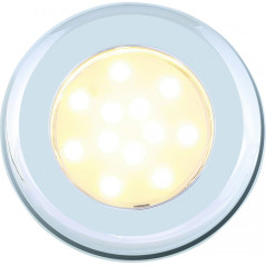 LUZ CROMADA 9 LEDS + INTERRUPTOR