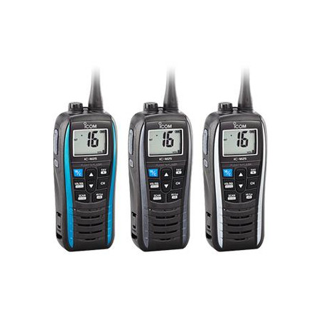 Icom - VHF PORTATIL ICOM 5W, IPX7, FLOTA, USB, AZUL