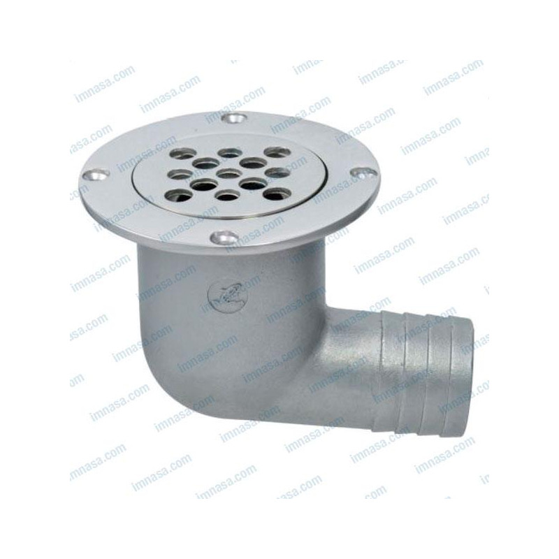 DESAGUE CODO 38mm, 95º, INOX 316