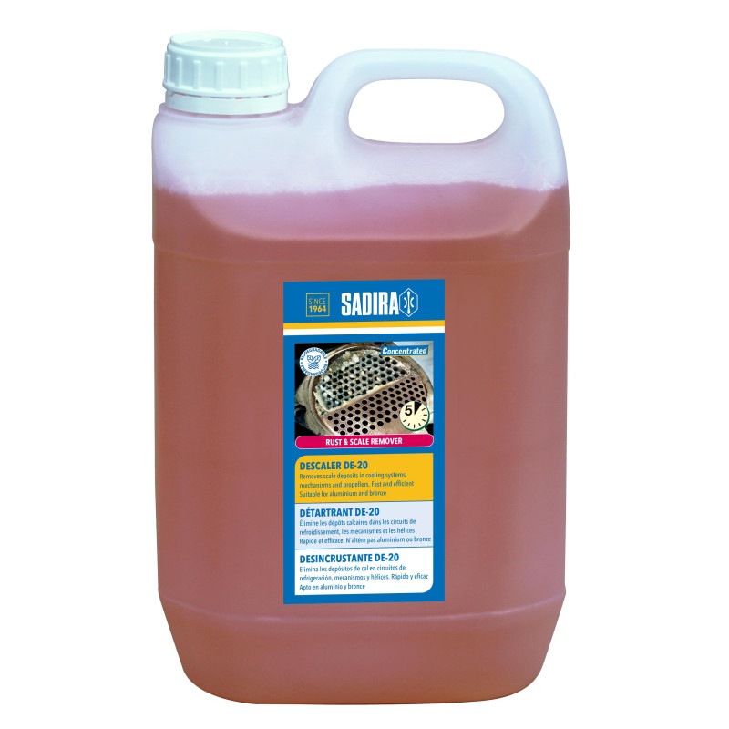 DESINCRUSTANTE DE-20, SADIRA, 5L (Substituye al salfumán)