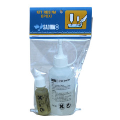 Sadira - RESINA EPOXI SADIRA, KIT 100g + CATALIZADOR