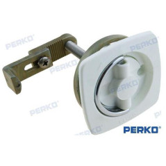 Perko - CIERRE EMPOTRABLE BLANCO, 63 x 63mm, LATON CROMADO, DIAMETRO 51mm, PERKO:0932002WHT...N...