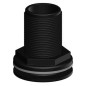 PASACASCOS ROSCA, 1-1/2", BSP, NEGRO, TRUDESIGN