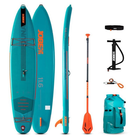 PADDLE SURF HINCHABLE, JOBE, DUNA, 11.6 (KIT), VERDE AZULADO