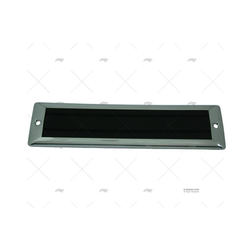 PLACA PELDAÑO INOX AISI-304, 213mm, p/ESCALERA 