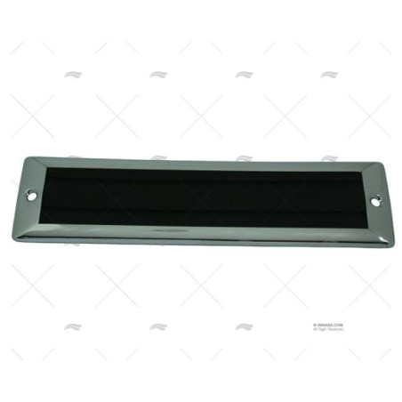 PLACA PELDAÑO INOX AISI-304, 213mm, p/ESCALERA 