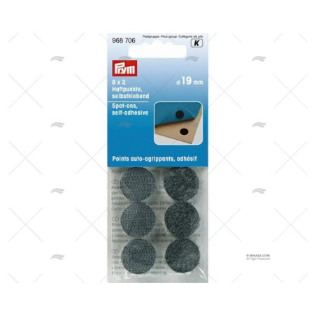 Prym - VELCRO PUNTOS ADHERENTES, BLANCOS, BLISTER