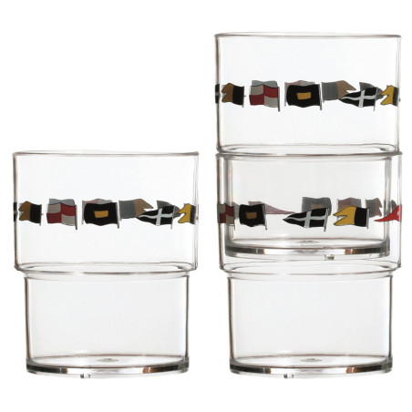 Marine Business - VASOS APILABLES REGATA (SET DE 12)