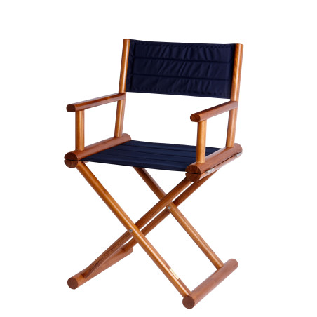 Marine Business - SILLA DIRECTOR TECA PLEGABLE AZUL