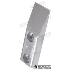 Tecnoseal - ANODO SCAFI VELOCI, ZINC, 210 x 70 x 25mm, 1.85Kg.