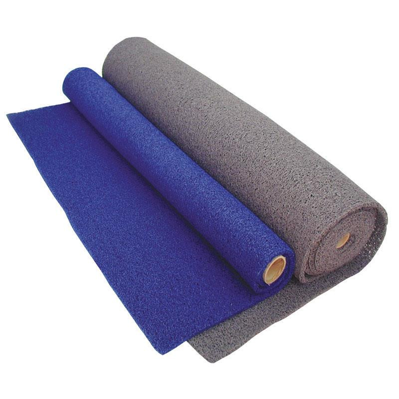 ALFOMBRA SIN FORRO pvc, ANCHO 120 cm, AZUL p/m