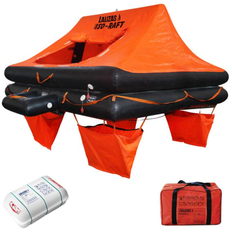 BALSA SALVAVIDAS ISO-RAFT 9650-1, 4 PERSONAS, CONTENEDOR