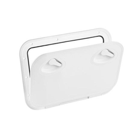 Nuova Rade - TAPA REGISTRO MID LINE, 355 x 600mm, BLANCO c/CERRADURA