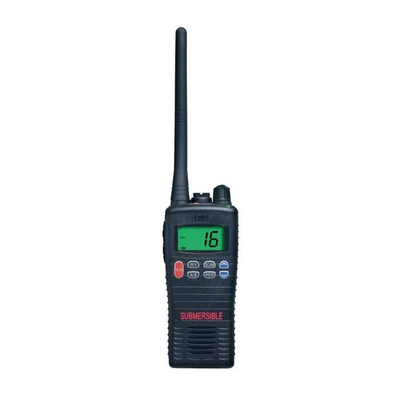 RADIO VHF PORTATIL, ENTEL IPX7