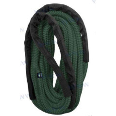 Poly Ropes - CABO AMARRE c/PROTECTOR, POLYROPES, STORM X VERDE-NEGRO, 12mm x 06m