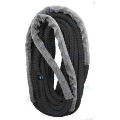 Poly Ropes - CABO AMARRE c/PROTECTOR, POLYROPES, STORM X NEGRO-GRIS, 12mm x 06m