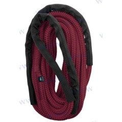 Poly Ropes - CABO AMARRE c/PROTECTOR, POLYROPES, STORM X BORDEOS-NEGRO, 12mm x 06m