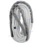 CABO AMARRE c/PROTECTOR, POLYROPES, STORM X BLANCO-GRIS, 14mm x 15m