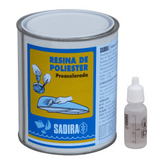 Sadira - RESINA POLIESTER, SH-719, SADIRA, 1Kg + CATALIZADOR