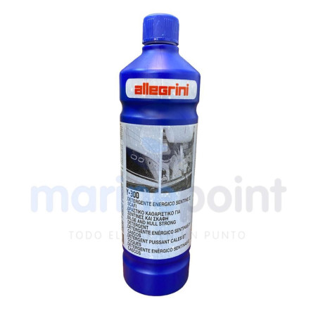 Allegrini - DETERGENTE p/CASCOS Y SENTINAS, ALLEGRINI Y-300, 1L