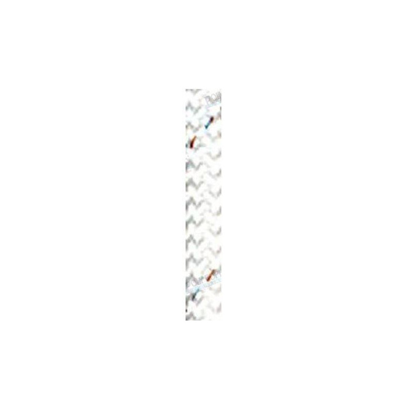 DRIZA-ESCOTA PRE-ESTIRADO, POLY-BRAID, BLANCO, 8mm, p/m